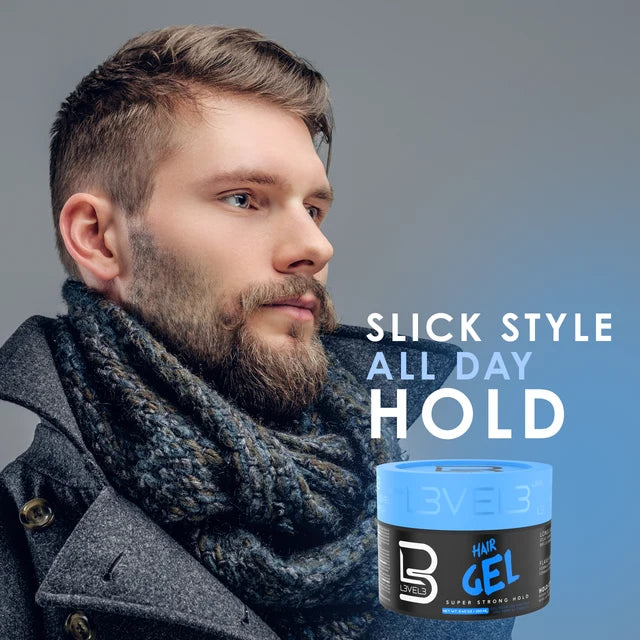L3VEL3 Strong Hair Styling Gel 500ML