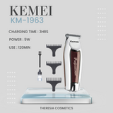 Kemei 1963 - Theresia Cosmetics - Barber Machines - Theresia Cosmetics