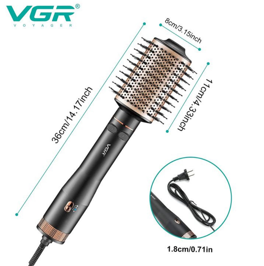 VGR Hair Dryer Brush with Rotation V-494