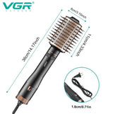 VGR Hair Dryer Brush with Rotation V-494