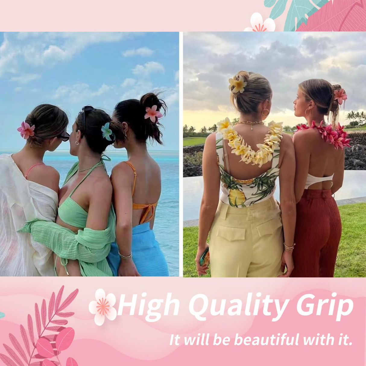 "Ocean Wind Hairpin Set: 6 Large Acrylic Hair Clamps in 6 Colors, Strong Hold,Fits All Hair Types - Theresia Cosmetics - Hair styling - Theresia Cosmetics