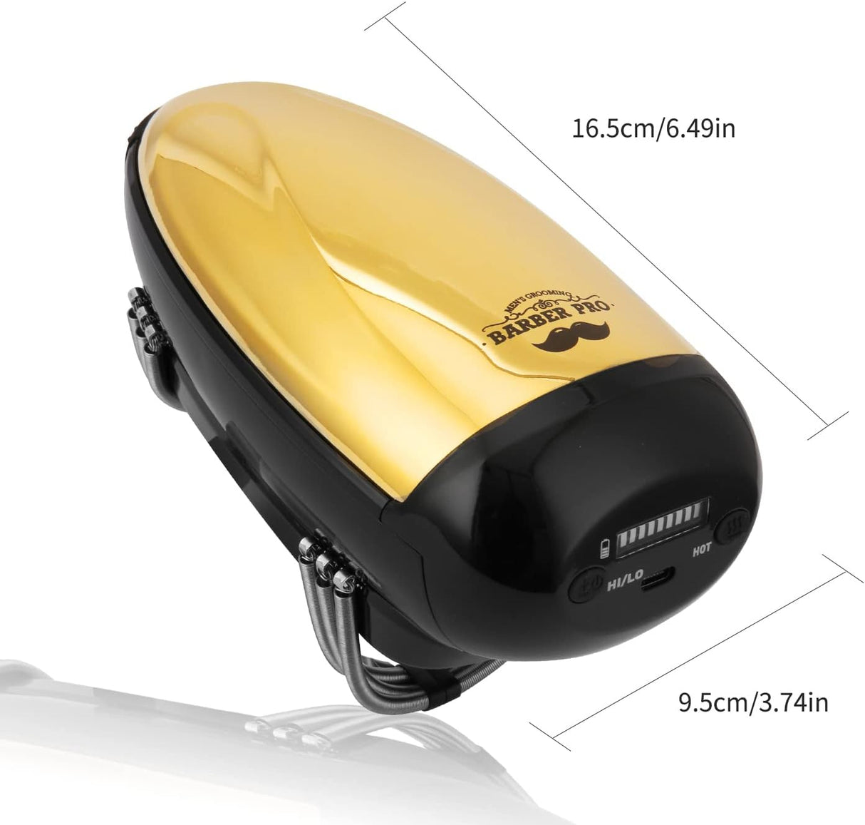 Professional Cordless Heated Massage Gun – USB Rechargeable for Neck, Legs & Hands