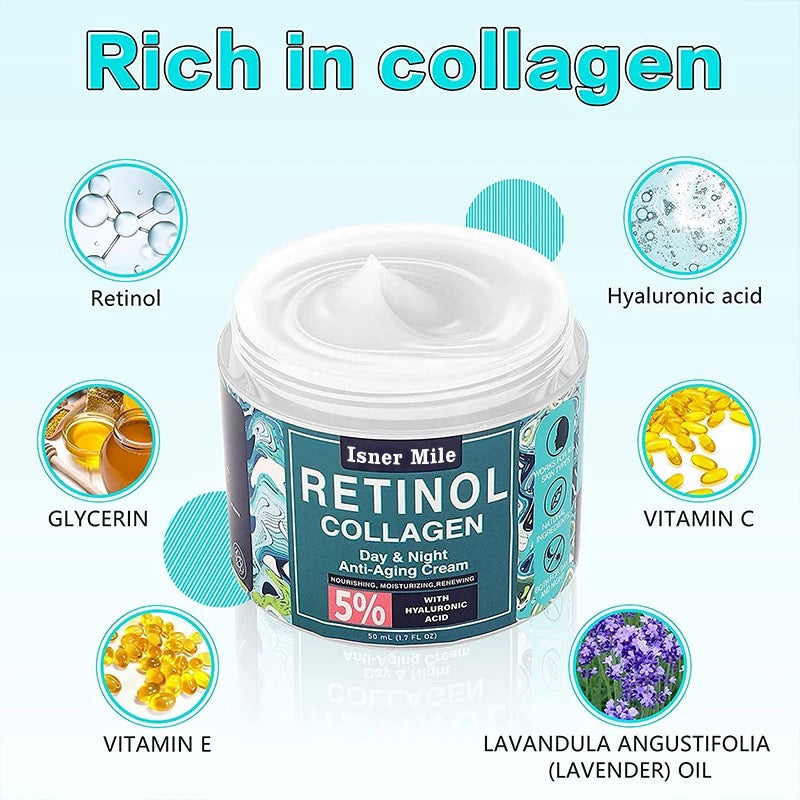 Natural Organic Face Collagen Cream Retinol Anti-wrinkle - moisturizer