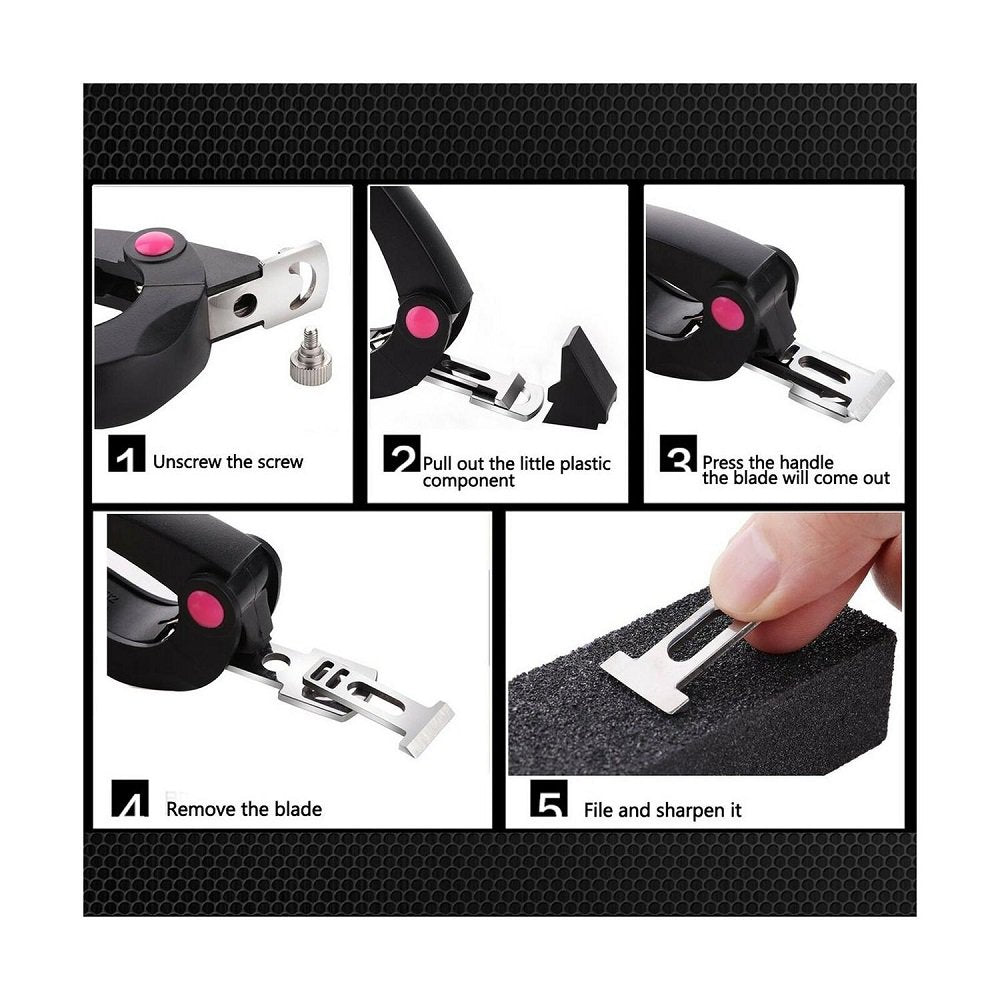 Nail Art Tips Cutter Acrylic False Nails Triple Cut