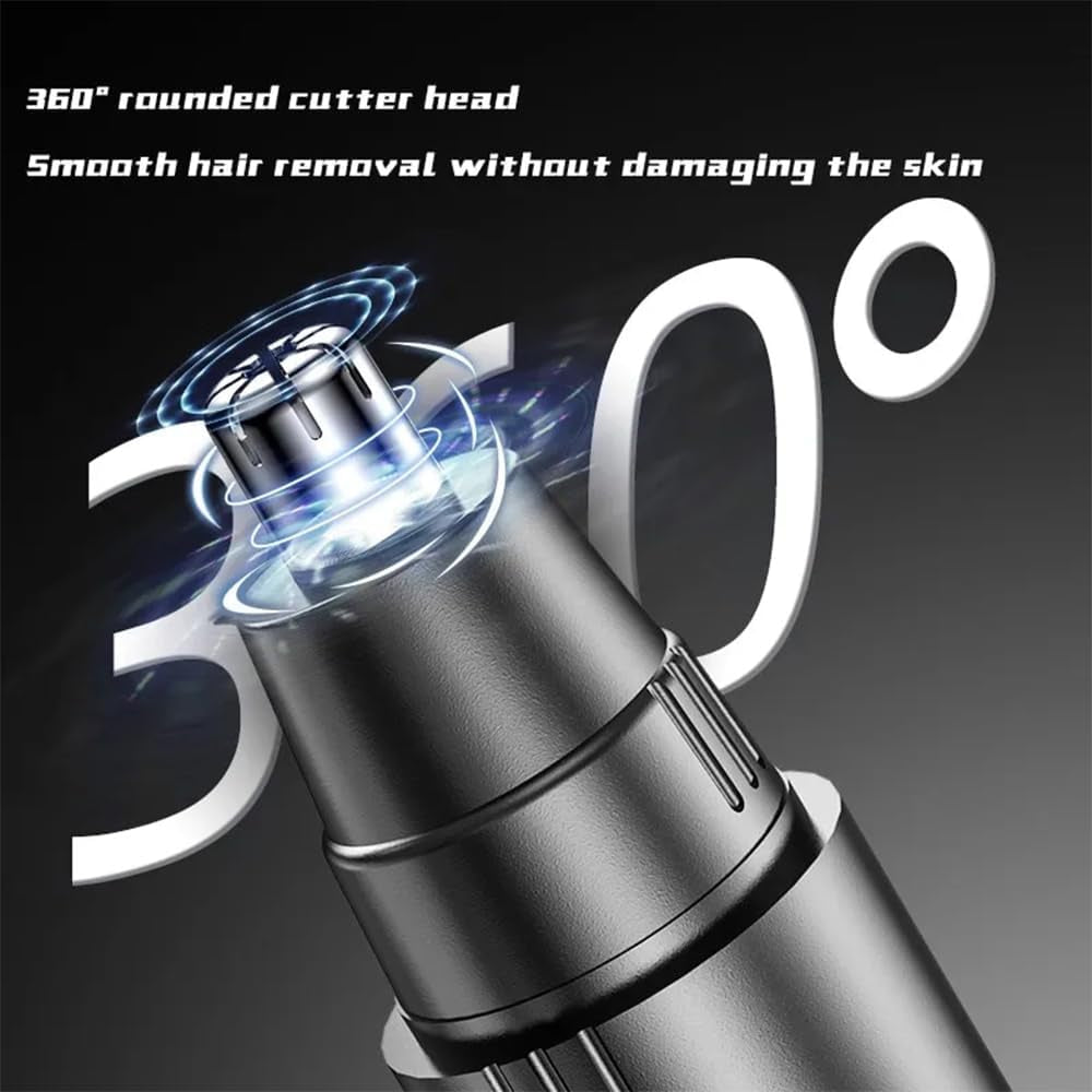 SPORTSMAN Nose and Ear Hair Trimmer – 9,000 RPM Precision Tool