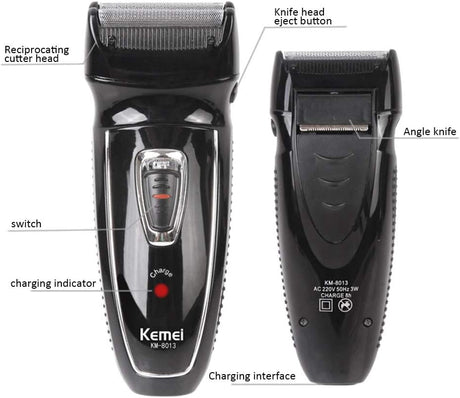 Kemei Km-8013 Shaver Black