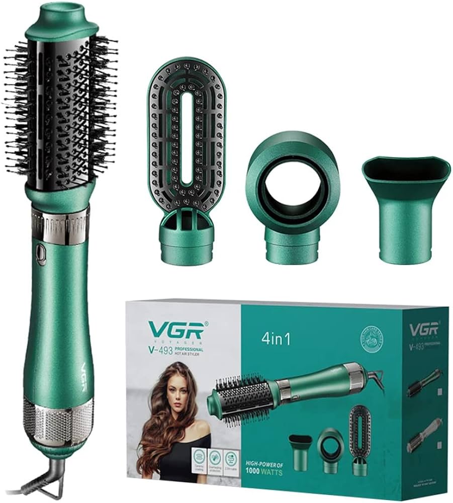 VGR V-493 Hair Dryer Brush 4 in 1