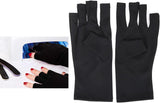 1 Pair Nail Art Gloves - Protection Nail Art Gloves Anti-UV Glove LED Nail Art