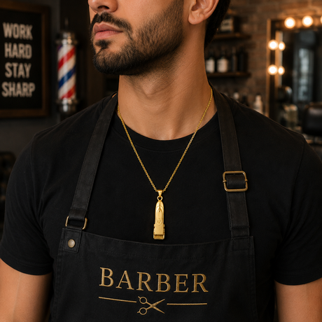 Barber Machine Necklace - Stainless