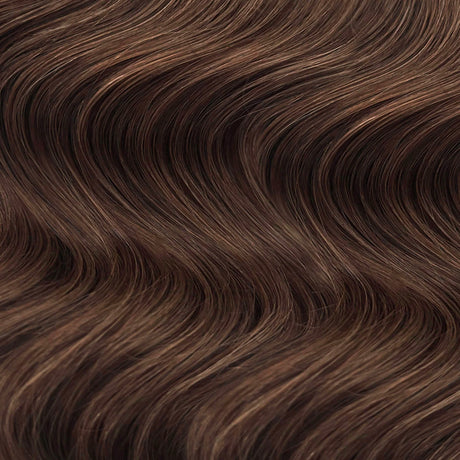 Tape Hair Extensions 21" #4 Chestnut Brown - 100% Human Hair