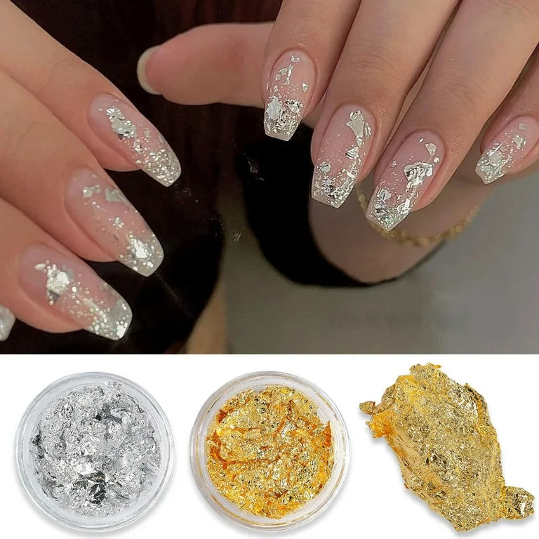 Holographic Nail Foil Flakes 3D