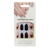 Professional Nails Design 5 Pairs with glue