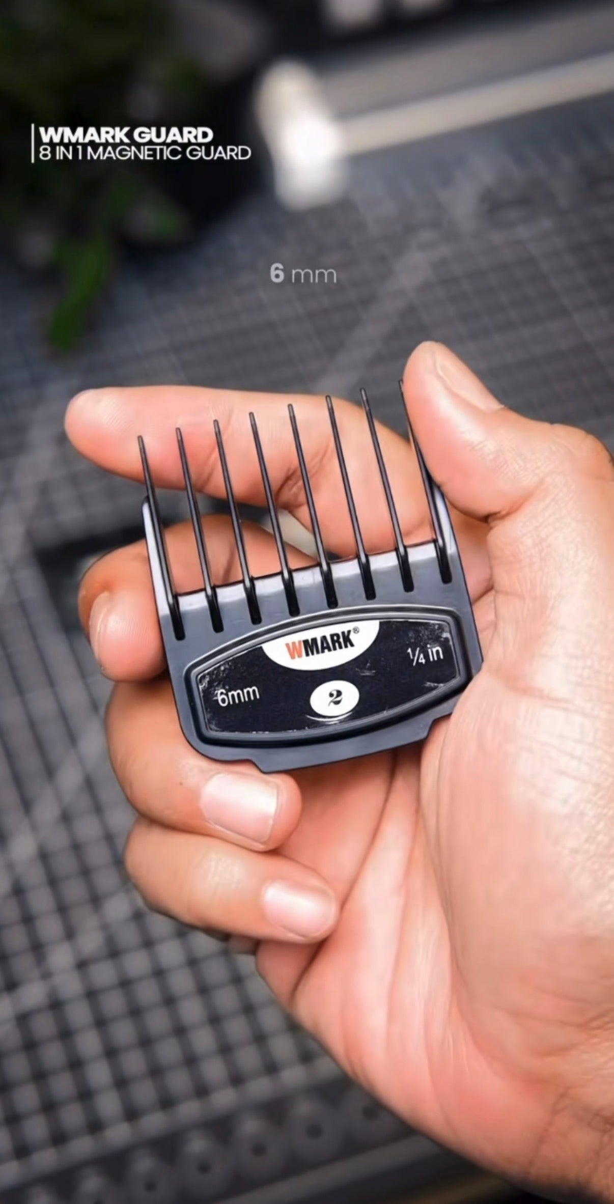 Wmark Magnetic Guide Comb Set 8pcs