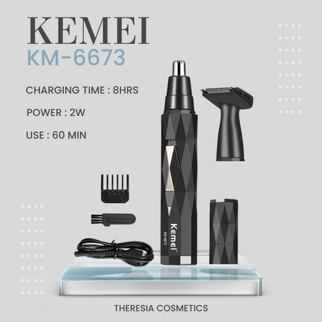Kemei 6673 - Theresia Cosmetics - Barber Machines - Theresia Cosmetics