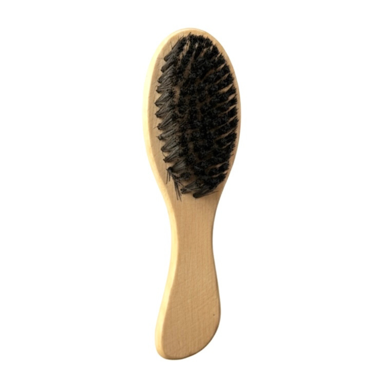 Wooden Soft Barber Fade Brush Black