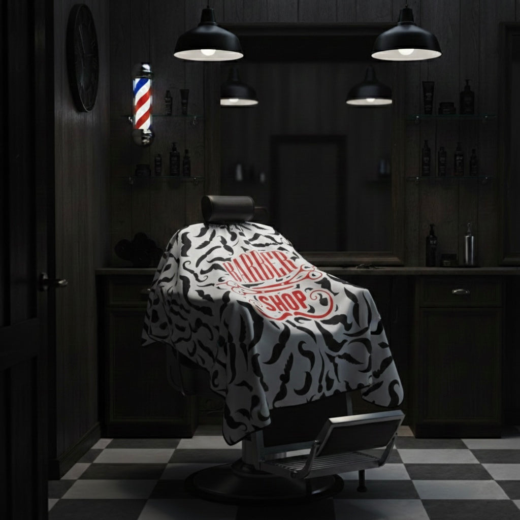 Barber Mustache Cape