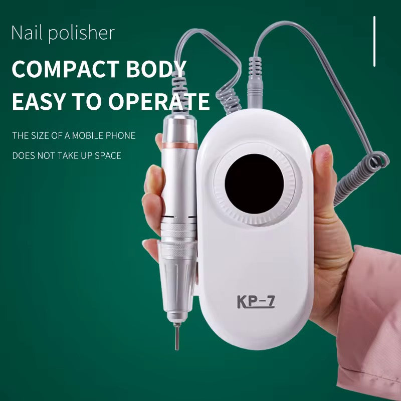 KP-7 Rechargeable Nail Drill – 35,000 RPM Electric Nail File Machine for Manicure & Pedicure (DM-143)