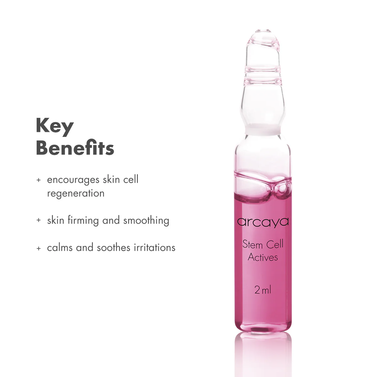 Arcaya Stem Cell Actives Ampoule Pack - Target signs of aging, Protects skin,improve Vitality, Regeneration.