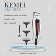 Kemei 1962 - Theresia Cosmetics - Barber Machines - Theresia Cosmetics