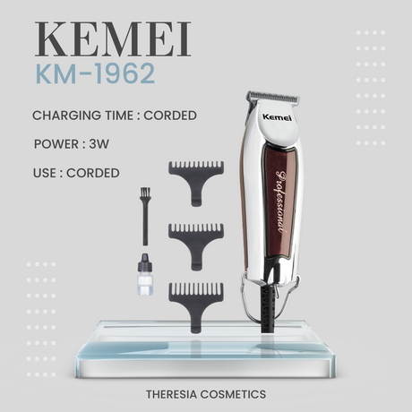 Kemei 1962 - Theresia Cosmetics - Barber Machines - Theresia Cosmetics