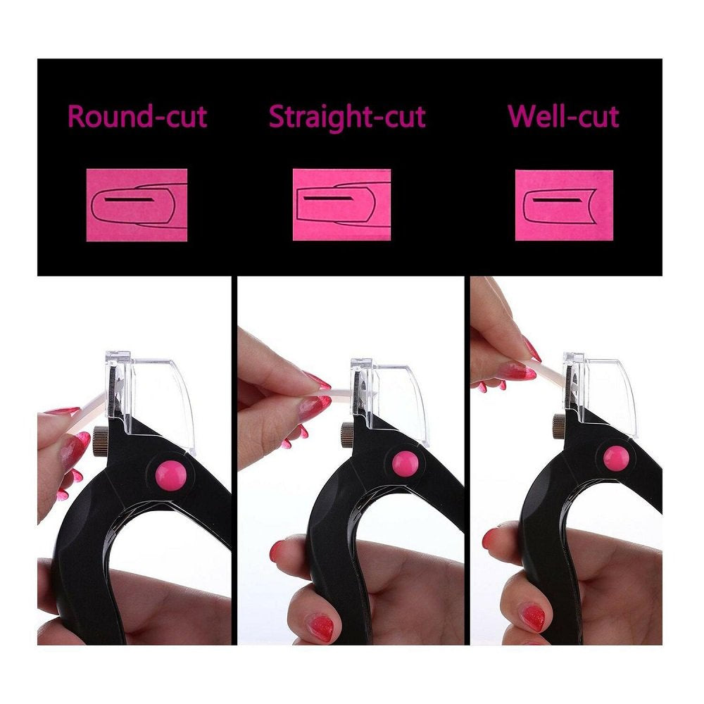 Nail Art Tips Cutter Acrylic False Nails Triple Cut