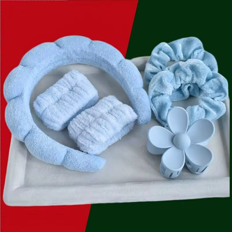 6 pcs wrist hair accessories set