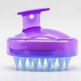 Silicone Scalp Massager Brush (Purple)