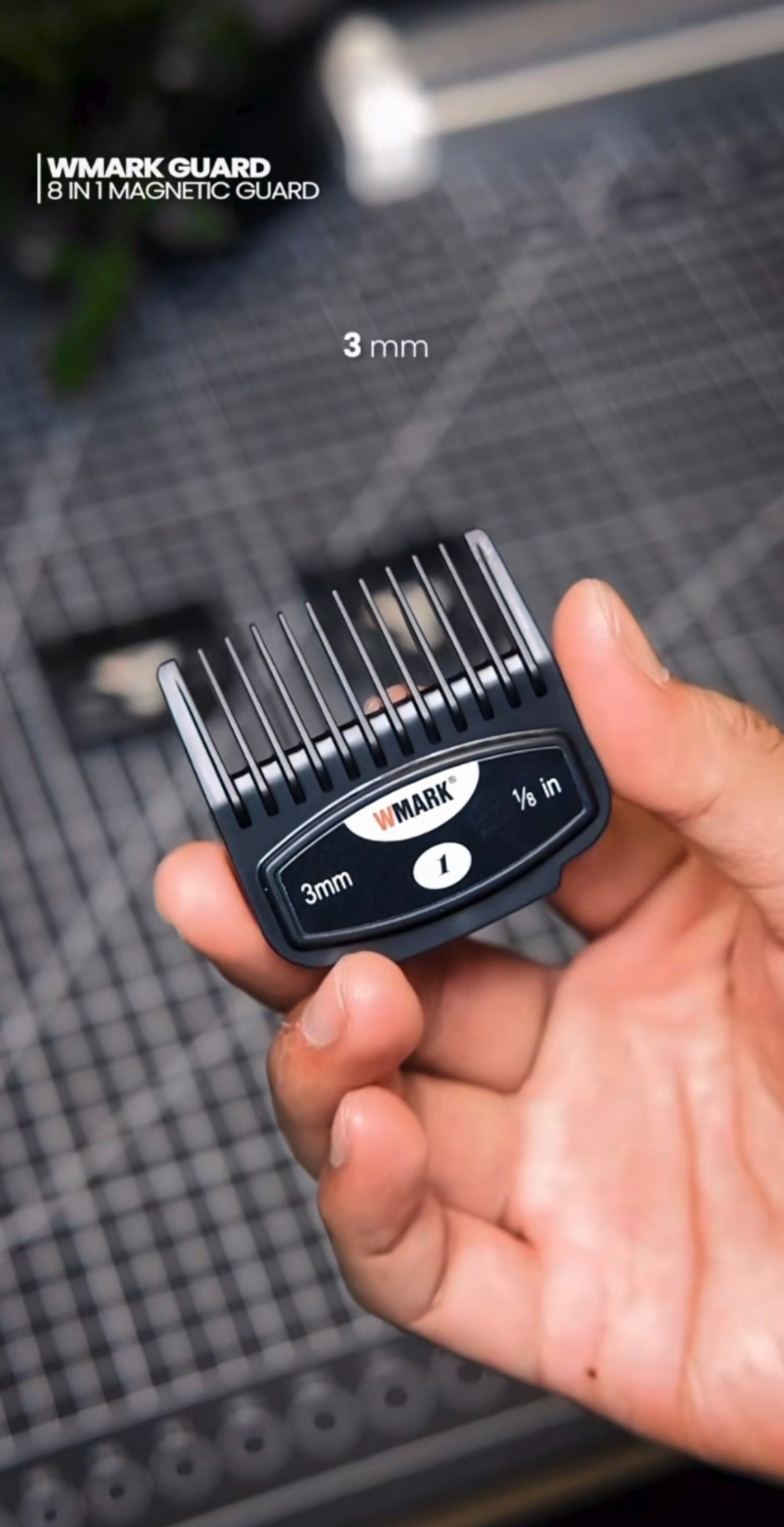 Wmark Magnetic Guide Comb Set 8pcs