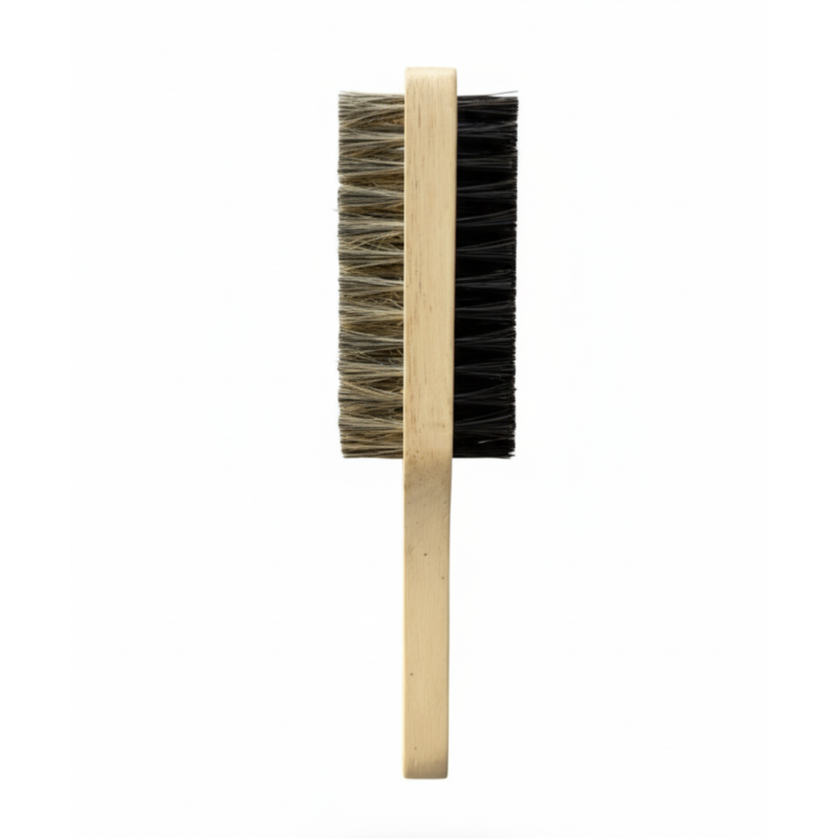 Wooden Double Soft & Hard Fade Brush