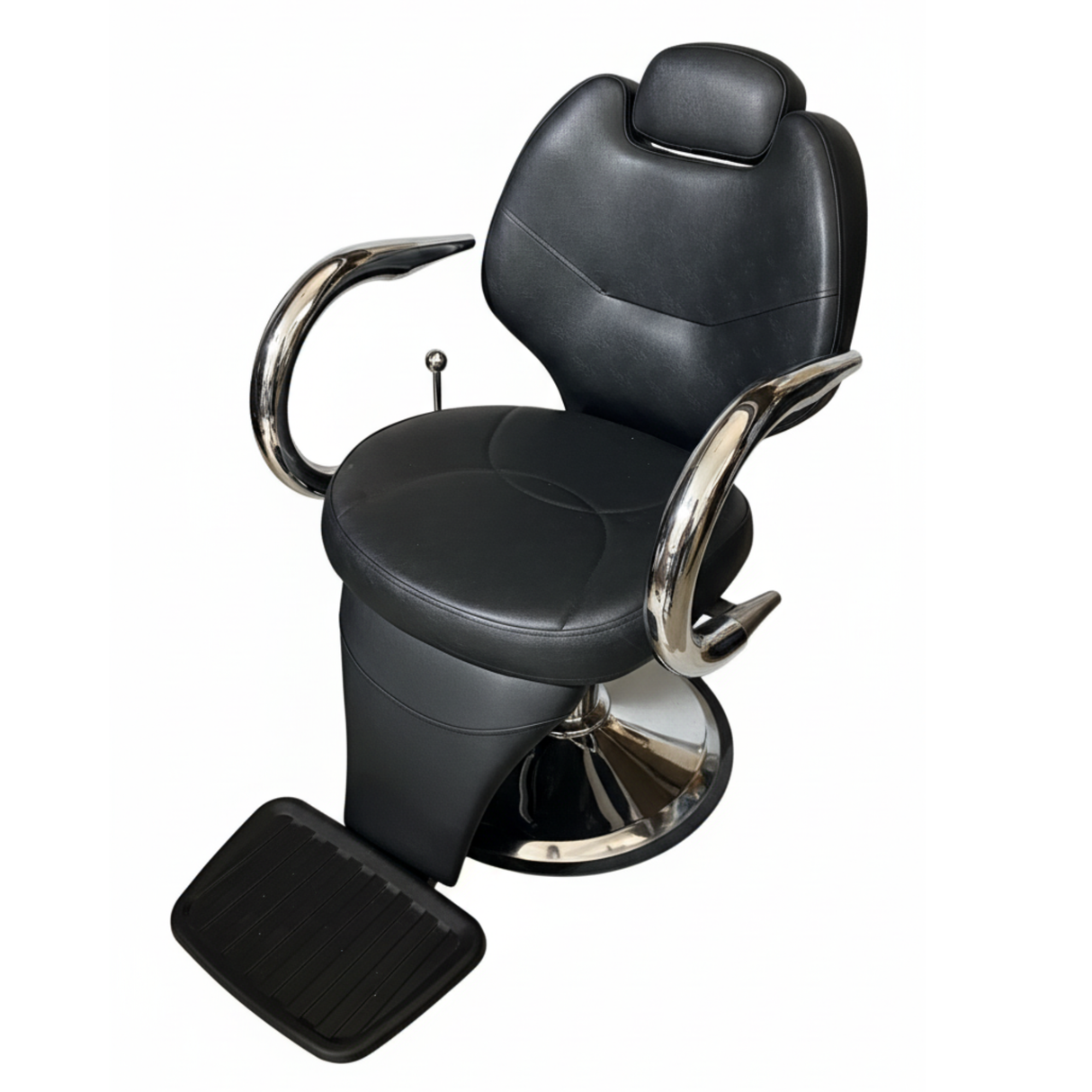 Salon Chrome Chair - Adjustable Back