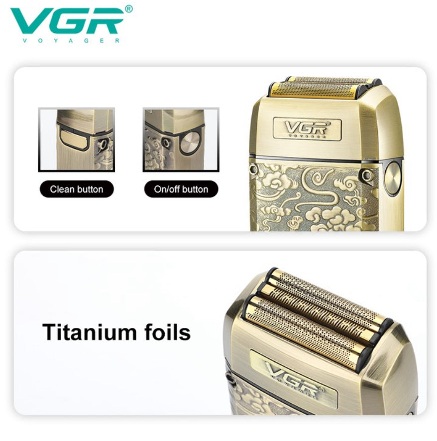 VGR V-336 Foil Titanium Shaver