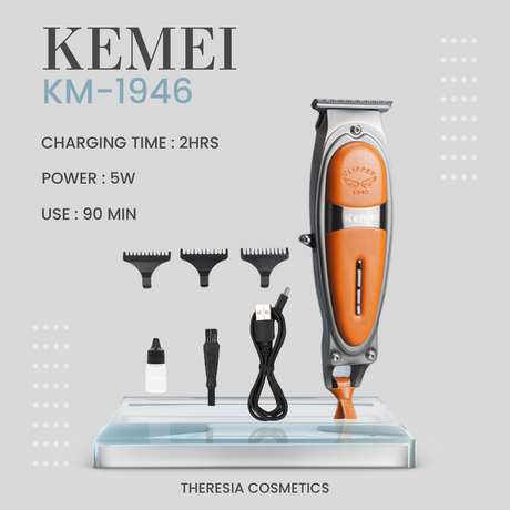 Kemei 1946 - Theresia Cosmetics - Barber Machines - Theresia Cosmetics