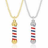 Barber Logo Necklace - Stainless steel