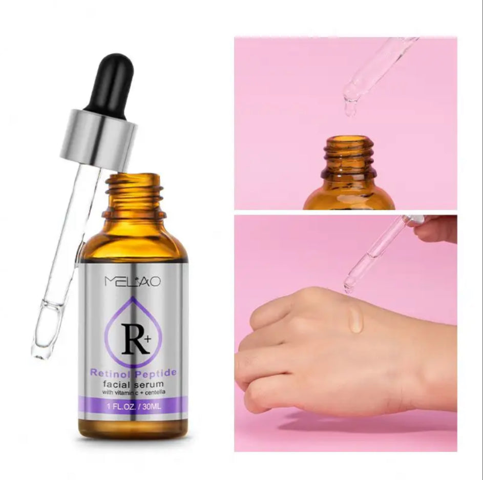 Melao Anti-Aging Day-Night Retinol Serum: Firms, brightens, and hydrates skin. Boosts collagen, fades pigmentation. - Theresia Cosmetics - skin care - Theresia Cosmetics