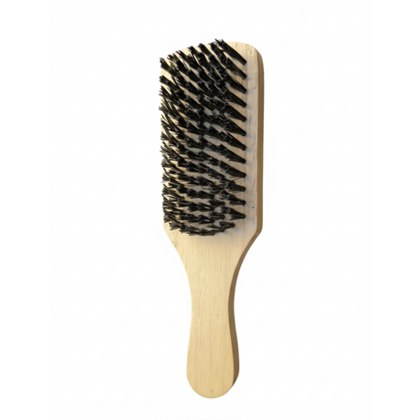 Wooden Double Soft & Hard Fade Brush
