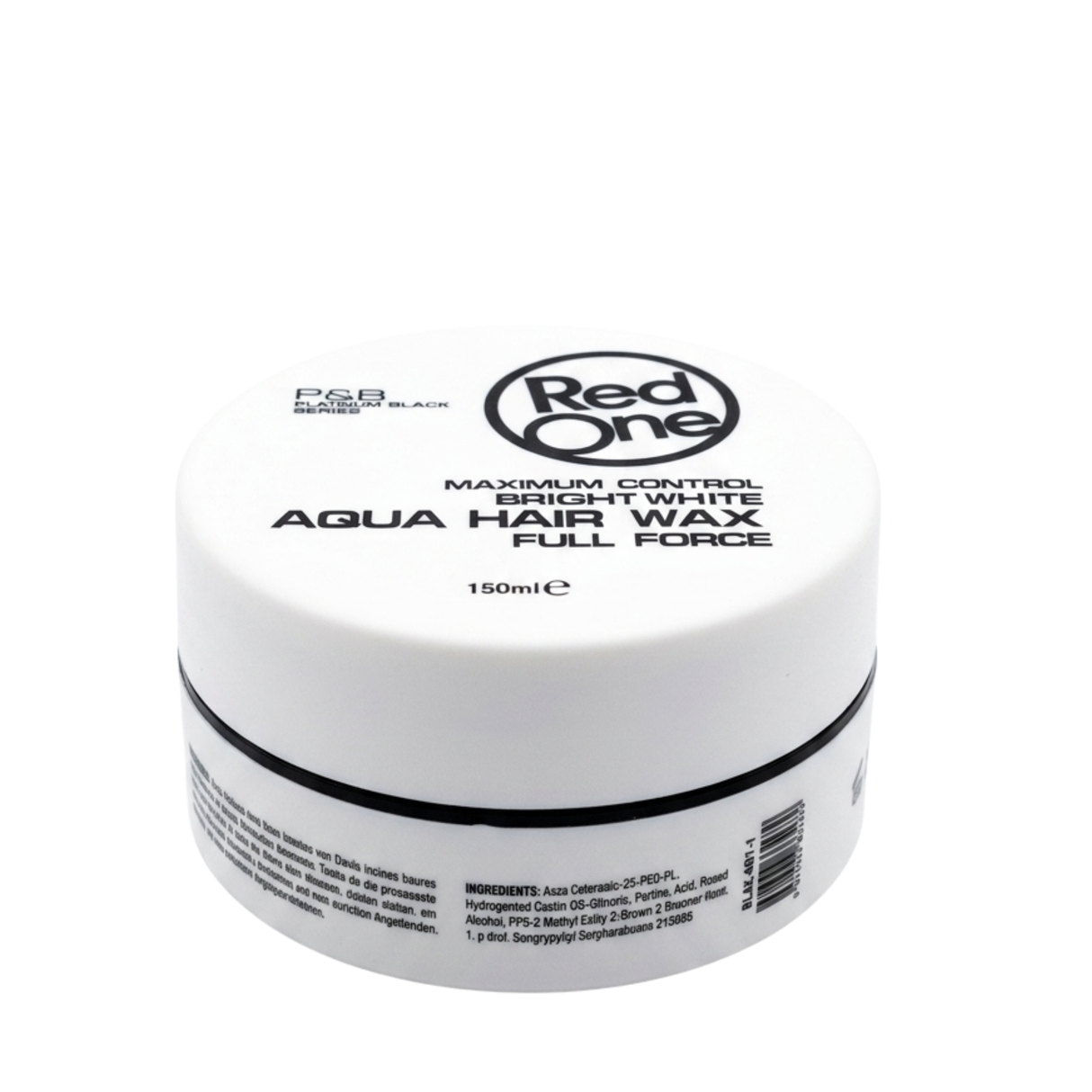 Red One Bright White Aqua Hair Wax 150ml