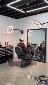 Barber Ring Light Wall Mount