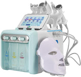 7-in-1 Hydro Facial Machine – Skin Care Spa Device with LED Mask, 7” LCD, RF Lifting & H2O2 Oxygen Technology