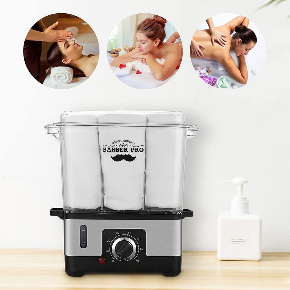 Professional Mini Hot Towel Warmer Steamer – Fast Heating for Spa & Barber Use