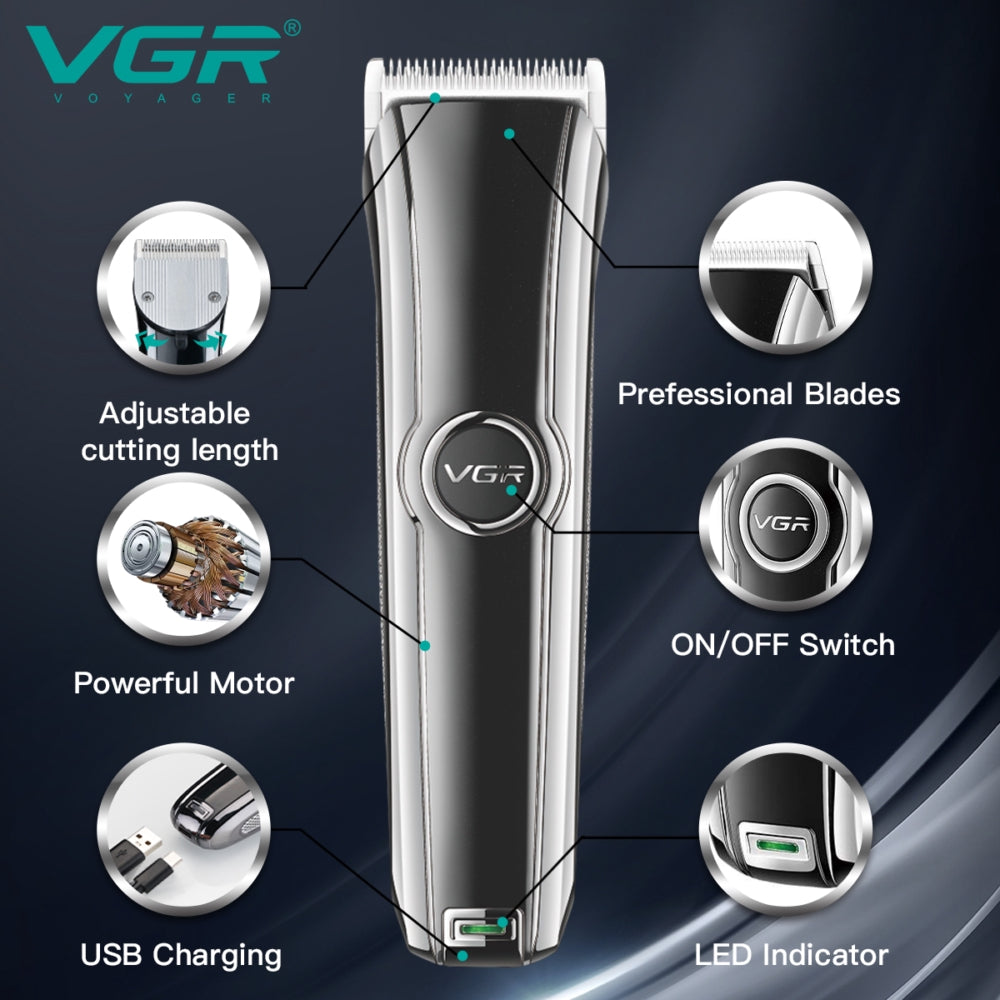 VGR Hair clipper cordless trimmer (tala) V-288