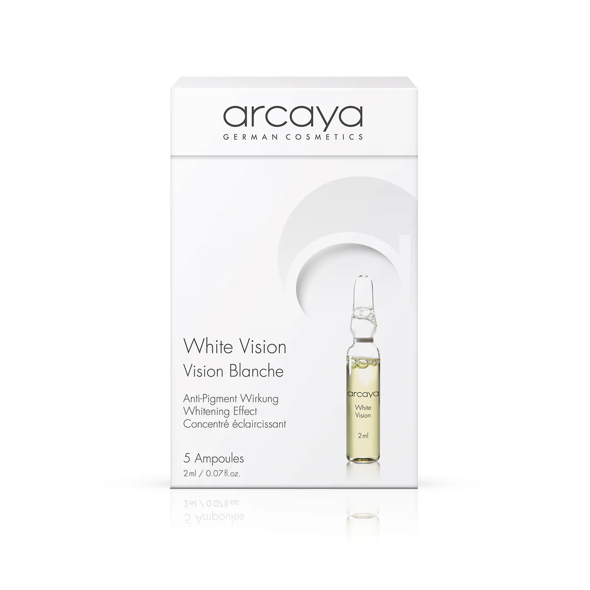 Arcaya White Vision Ampoule Pack - Brightens,targets dark spots.