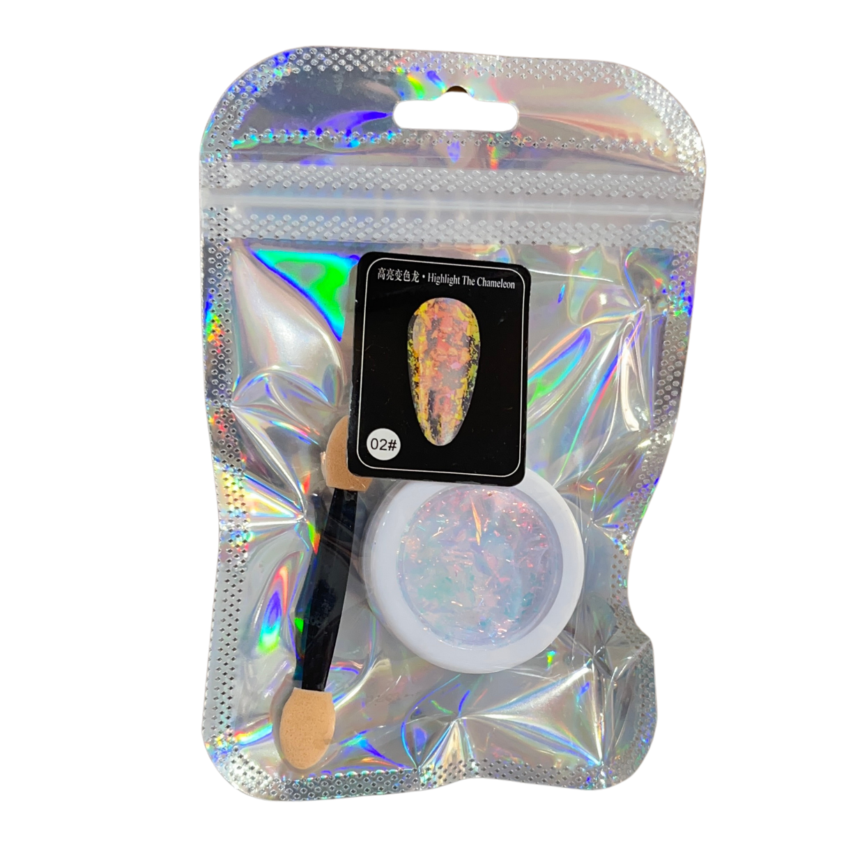 Nail Chrome Powder effect