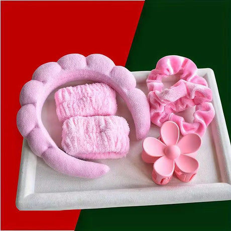 6 pcs wrist hair accessories set