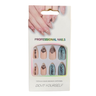 Professional Nails Design 5 Pairs with glue