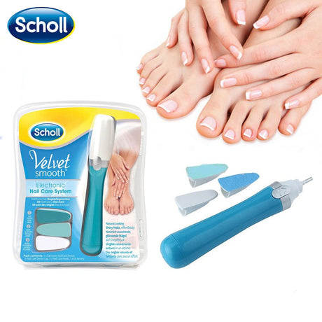 Scholl velvet smooth electronic nail care system - Theresia Cosmetics - nail care - Theresia Cosmetics