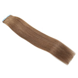 Tape Hair Extensions 21" #6 Medium Brown - 100% Human Hair