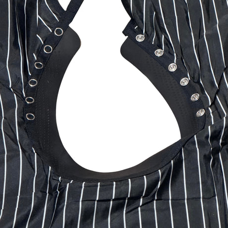 JRL Black Barber Cape - Silicone Neck clips