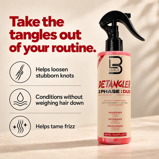 L3VEL3 2 Phase Detangler Spray