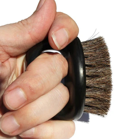 Barber Soft Horse Hair Brush - Theresia Cosmetics - Theresia Cosmetics