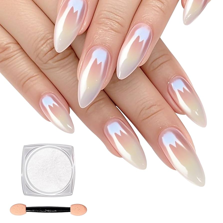 Nail Chrome Powder effect